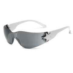 Star Decor Oversized Polarized Sunglasses
