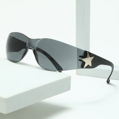 Star Decor Oversized Polarized Sunglasses