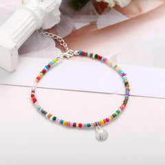 Colorful Bead Shell Anklet Foot Chain Ocean Beach Jewelry Gift