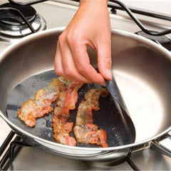 BBQ Frying Pan Mat Non stick Round Heat resistant Liner Sheet RV Kitchen