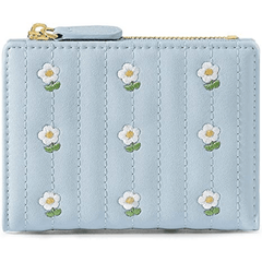 Vintage Embroidered Flowers Zipper Wallet Coin Purse
