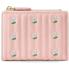 Vintage Embroidered Flowers Zipper Wallet Coin Purse
