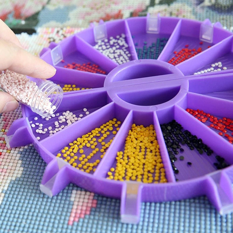 Diamond Painting Tools Kit - 4 Color Palette Drill Plate