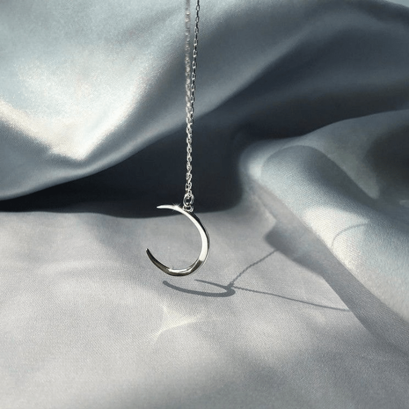 Y2K Moon Pendant Necklace Decorative Accessories Gift