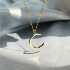 Y2K Moon Pendant Necklace Decorative Accessories Gift