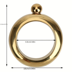 Stainless Steel Bracelet Flask 10.01cmx11 Party Hidden Flask For Women Girls