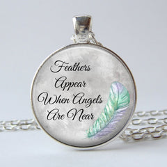 Feathers Angels Near Print Keychain Letter Charm Bag Car Ornament