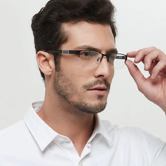 Men's Light Blocking Reading Glasses Folding Ultralight Flat Mirror 5002