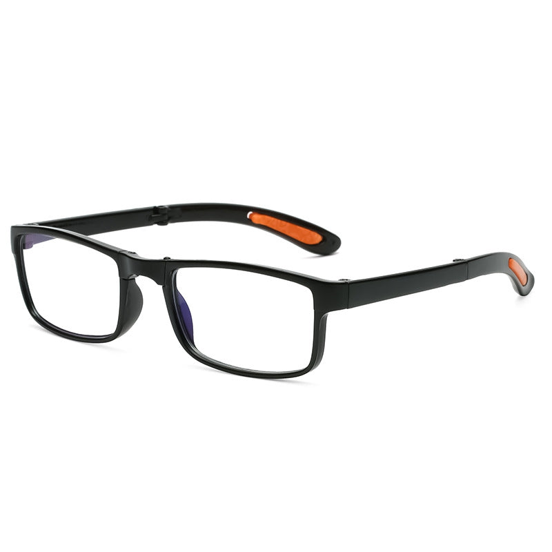Men's Square Frame Reading Glasses Anti Light Casual Eyeglasses