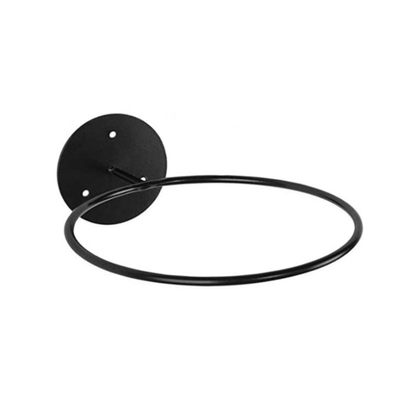 Wall Mounted Basketball Storage Rack Iron Football Holder Space Saving Hanging