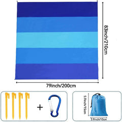 Waterproof Beach Mat for 1-3 Adults | Outdoor Picnic Mat