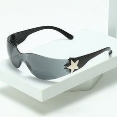 Star Decor Oversized Polarized Sunglasses