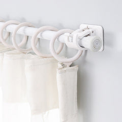 2pcs Self Adhesive Curtain Rod Clips Adjustable Holders