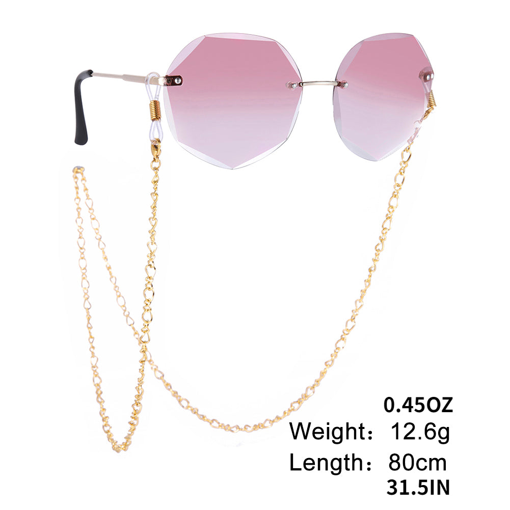 Glasses Lanyard Stainless Steel Eyeglass Strap Cord
