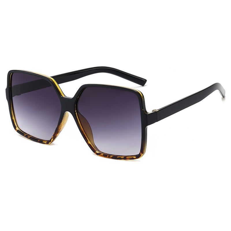 Oversized Square Sunglasses Casual Gradient Glasses UV400