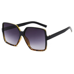 Oversized Square Sunglasses Casual Gradient Glasses UV400
