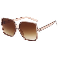 Oversized Square Sunglasses Gradient Lens UV400