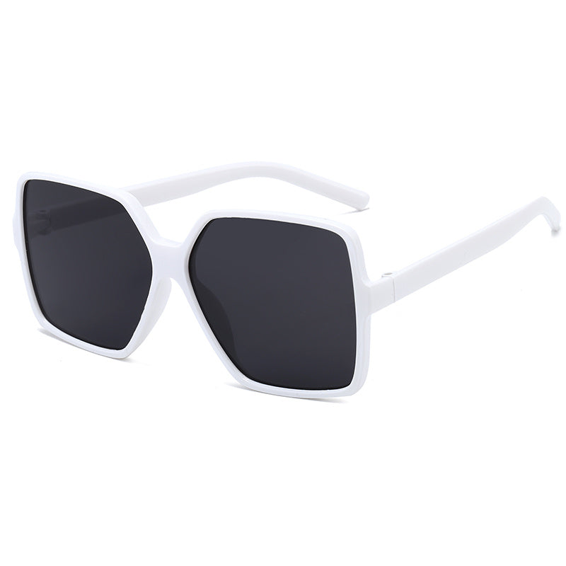 Oversized Square Sunglasses Casual Gradient Glasses UV400