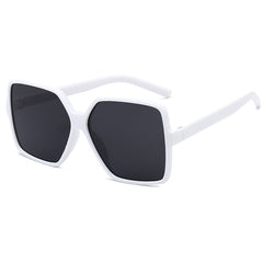 Oversized Square Sunglasses Casual Gradient Glasses UV400