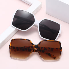Oversized Square Sunglasses Gradient Lens UV400