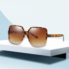 Oversized Square Sunglasses Casual Gradient Glasses UV400