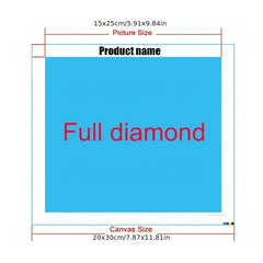 5D DIY Diamond Painting Kit Flower Butterfly Round Full Embroidery Mosaic Art
