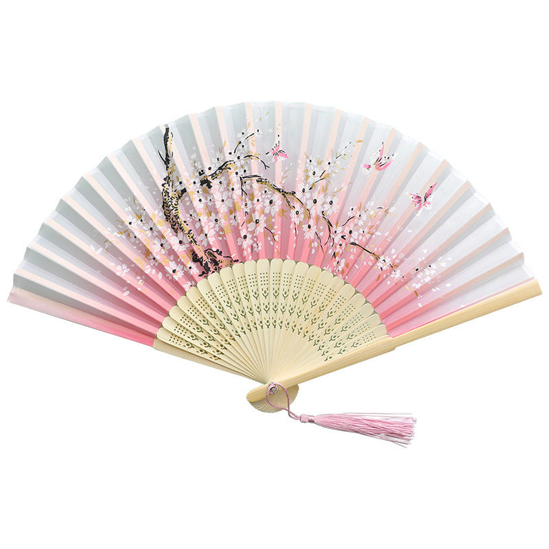 Chinese Style Flower Fan Women's Cheongsam Dance Accessory