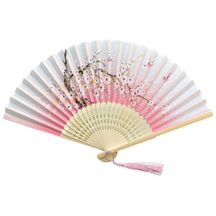 Chinese Style Flower Fan Women's Cheongsam Dance Accessory