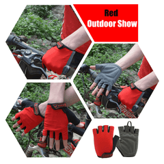 Half Finger Cycling Gloves Shockproof Breathable Men Women MTB Road BMX Gym