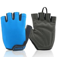 Half Finger Cycling Gloves Shockproof Breathable Men Women MTB Road BMX Gym