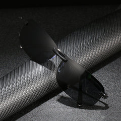 Men's UV400 Polarized Sunglasses Metal Frame Sun Protection Eyewear