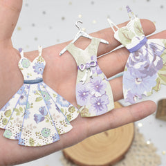 Dress Metal Stencil Set for DIY Scrapbooking Embossing Paper Craft