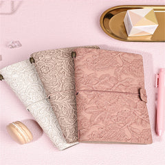 Vintage Lace Notebooks Retro Morandi Notepads for Writing Sketching