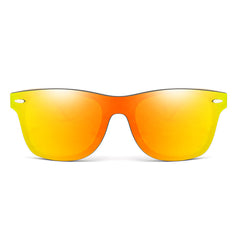 Men's Large Frame Wooden Leg Sunglasses UV Protection