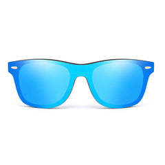 Men's Large Frame Wooden Leg Sunglasses UV Protection