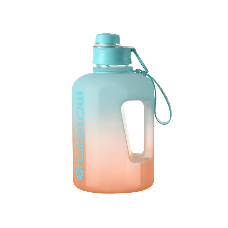 Gradient Sports Water Bottle with Handle Large Capacity Frosted Outdoor