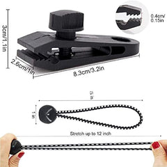 20pcs Heavy Duty Tarp Clips Lock Grip Tent Fasteners for Secure Installation