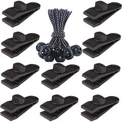 20pcs Heavy Duty Tarp Clips Lock Grip Tent Fasteners for Secure Installation
