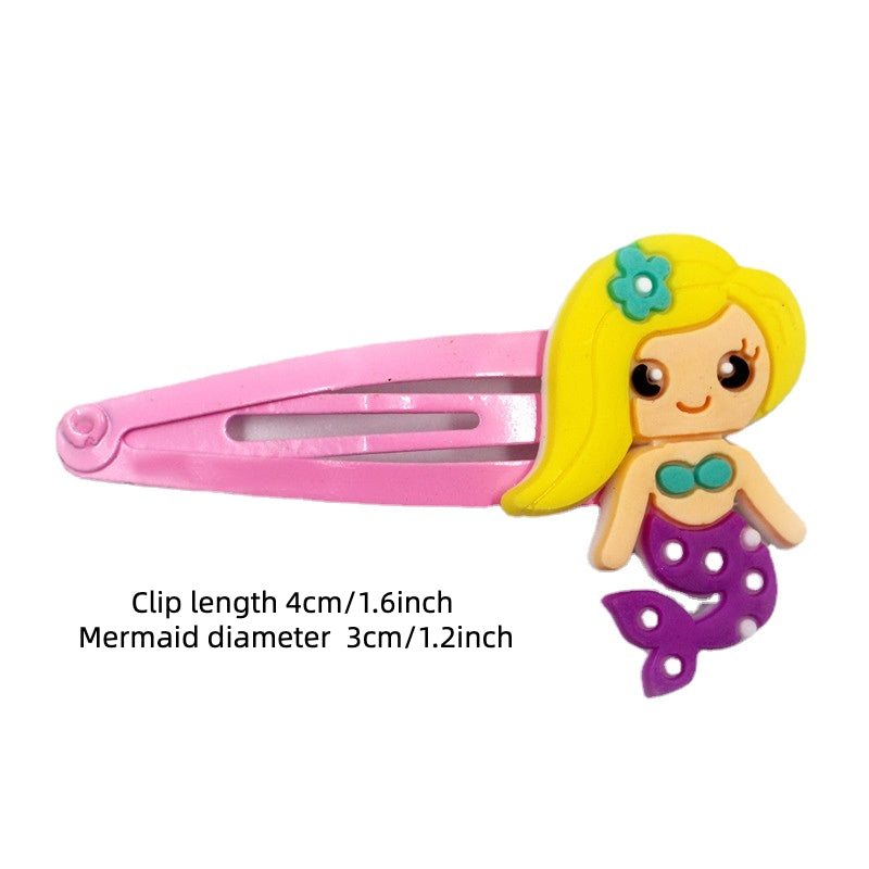 6pcs Mermaid Hair Clips for Girls