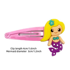 6pcs Mermaid Hair Clips for Girls