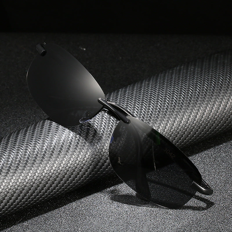 Men's Metal Frame Retro Polarized Sunglasses UV400