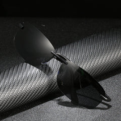 Men's Metal Frame Retro Polarized Sunglasses UV400