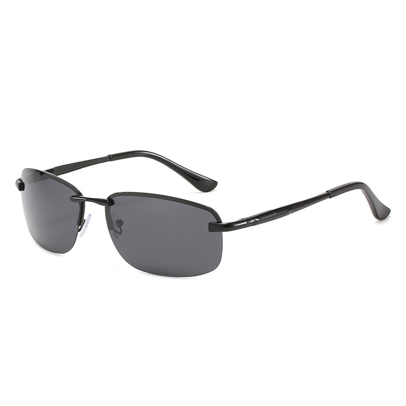 Men's Metal Frame Retro Polarized Sunglasses UV400