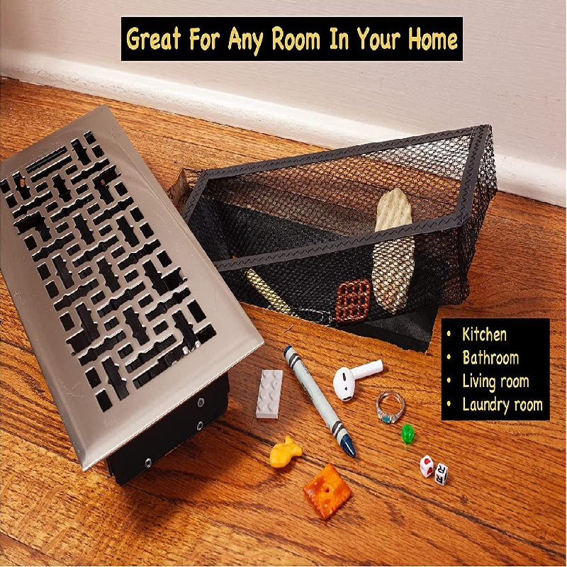 3pcs Floor Register Mesh Trap Filters Vent Cover Screen