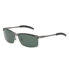 Men's Metal Frame Polarized Sunglasses Retro Sun Protection Eyewear