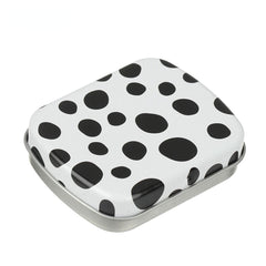 Mini Tin Box Metal Hinged Empty Tins With Lid Portable Rectangular Small Storage