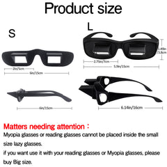 Lazy Glasses Bed Reading Glasses Horizontal Lazy Glasses 90 Degree Prism Glasses