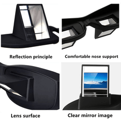 Lazy Glasses Bed Reading Glasses Horizontal Lazy Glasses 90 Degree Prism Glasses