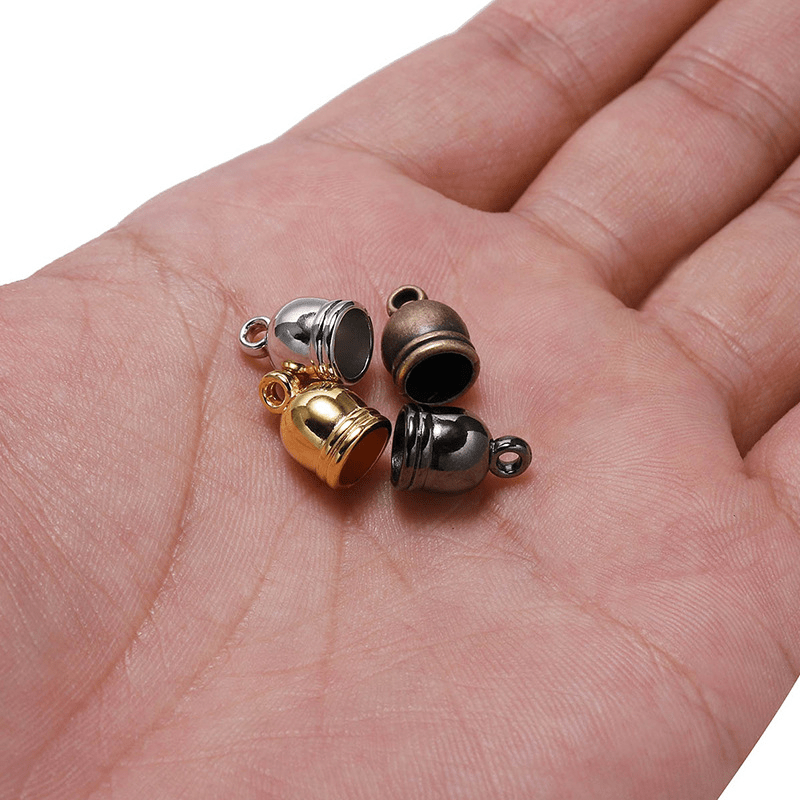 50pcs Necklace End Tip Tassel Caps Beads Cap For DIY Jewelry Making