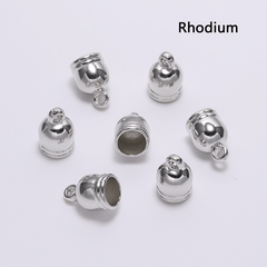 50pcs Necklace End Tip Tassel Caps Beads Cap For DIY Jewelry Making